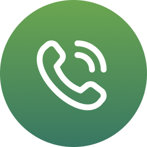 icone rond vert avec logo téléphone