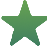 icone étoile verte